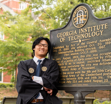 Image of the author, Kevin Cho, at Georgia Tech.